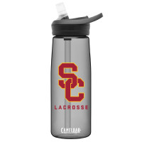 USC Trojans Camelbak Eddy Charcoal SC Interlock Lacrosse Water Bottle